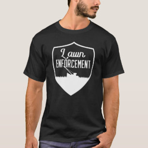 Gartenarbeit Rasen Durchsetzung Rasenmäher T-Shirt