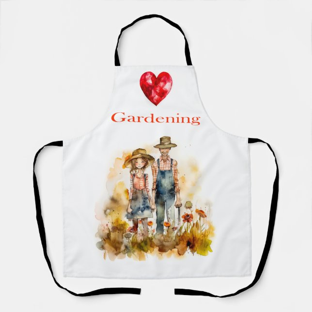 Gartenarbeit Schürze (Vorderseite)