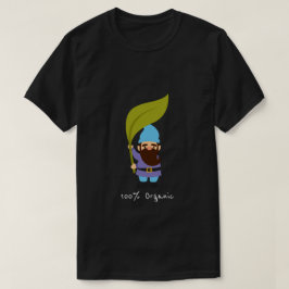 Gartenbau Bio Slogan mit Gartenzwerg T-Shirt