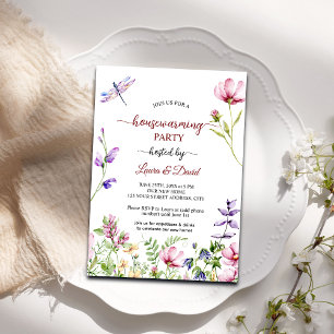 Gartenbau Blume Party Einladung