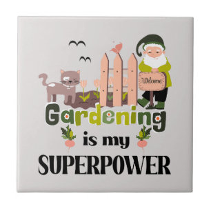 Gartenbau Supermacht, Niedlicher Gärtner Fliese