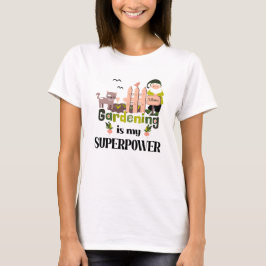 Gartenbau Supermacht, Niedlicher Gärtner T-Shirt