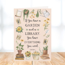 Gartenbau und Bibliothek Zitat Sonnenblumen und Kr