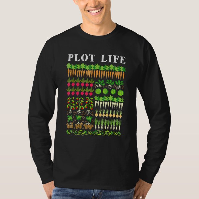 Gartenbauernhaus Bauernhof T-Shirt (Vorderseite)