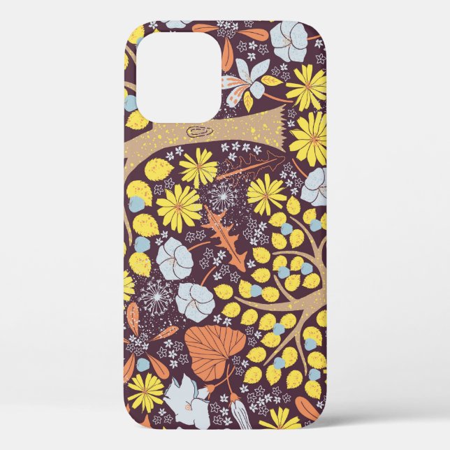 Gartenbäume, floral, Apfelmuster Case-Mate iPhone Hülle (Rückseite)