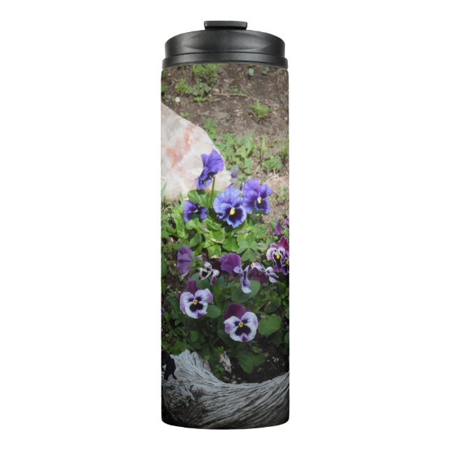 Gartenbett von Blume Thermosbecher (Vorderseite)