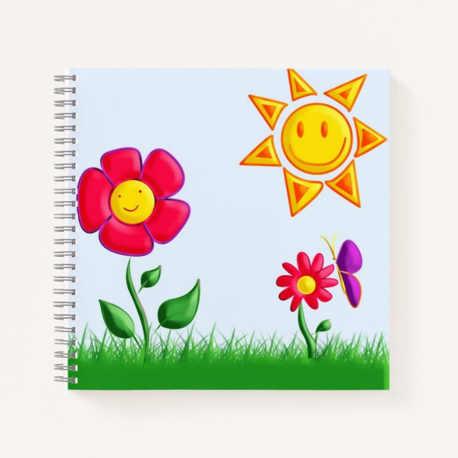 Gartenbild Notizbuch (Vorderseite)