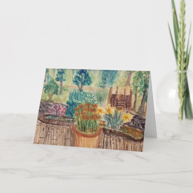 Gartenblick Karte (Vorderseite)