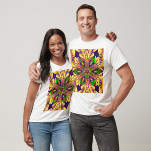 Gartenblume im Sommer 2 Bohemian Floral Grafik T-Shirt