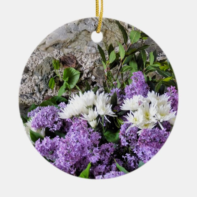 GARTENBLUME KERAMIKORNAMENT (Vorne)