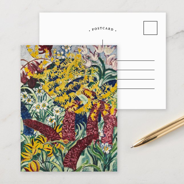 Gartenblumen | August Babberger Postkarte (Von Creator hochgeladen)