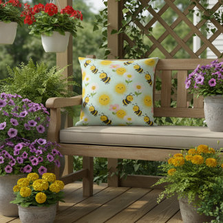 Gartenblumen kissen