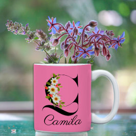 Gartenblumenname hübsche Tasse