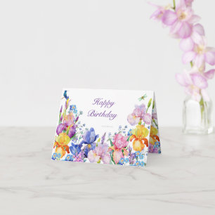 Gartenblüte Lila Blume Karte