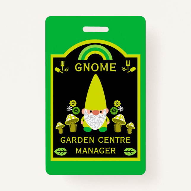 Gartencenter Gnome Ausweis (Vorderseite)
