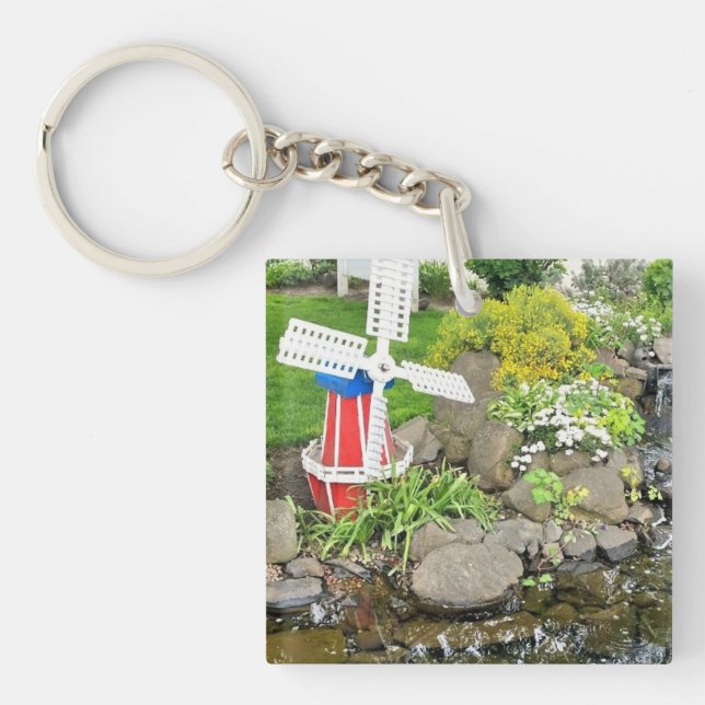 Gartendekoration Schlüsselanhänger (Vorderseite)