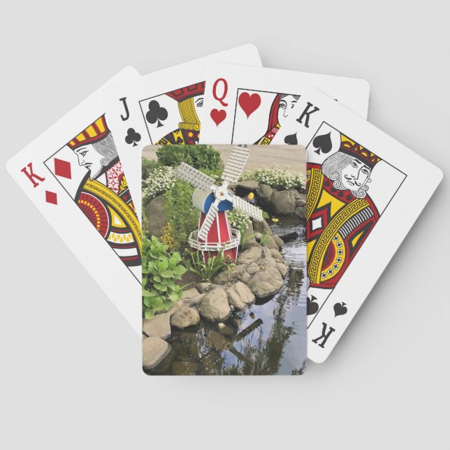 Gartendekoration Spielkarten (Rückseite)