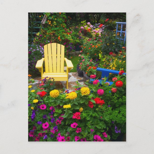 Gartendesigns in unserem Garten Sammamish, Postkarte (Vorderseite)
