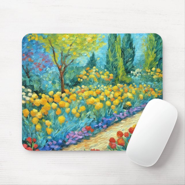 Garteneindruck Mousepad (Mit Mouse)