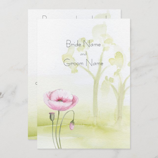 Garteneinladung Einladung (Vorne/Hinten)