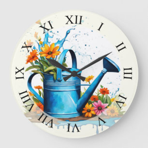 Garteneinrichtung  große wanduhr