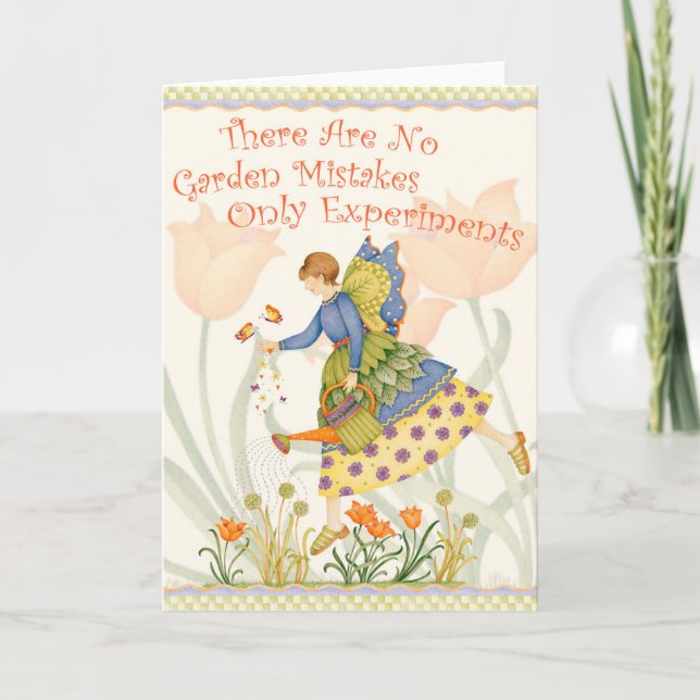 Gartenexperimente - Grußkarte Karte (Vorderseite)