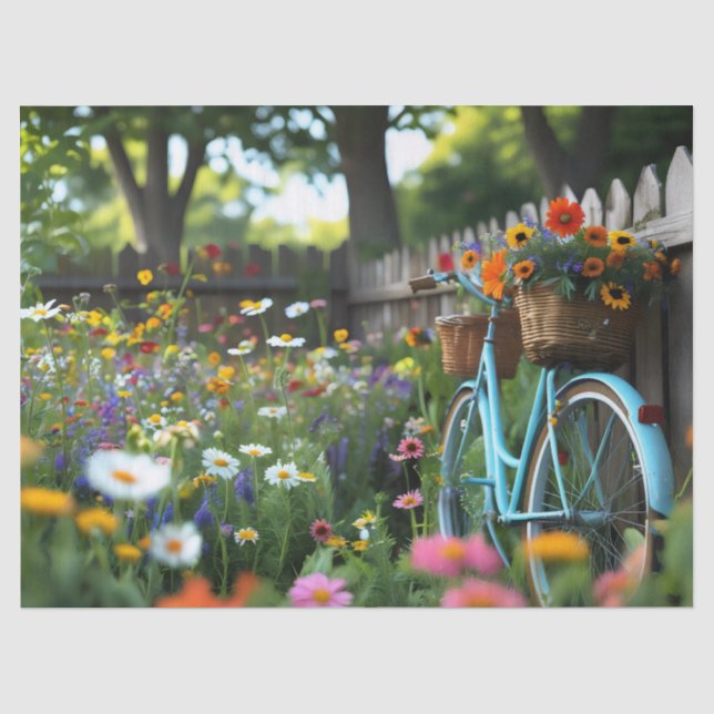 Gartenfahrt Wonne Seidenpapier (Vorderseite)