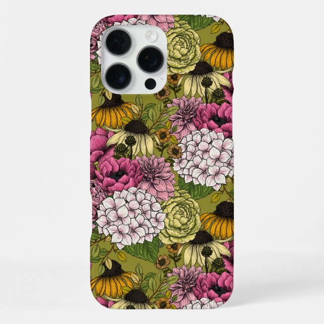 Gartenfloralen 2 iPhone 16 pro max hülle (Rückseite)