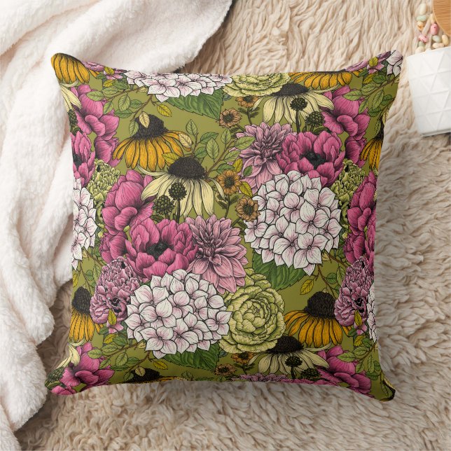 Gartenfloralen 2 kissen (Decke)