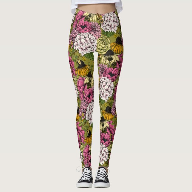 Gartenfloralen 2 leggings (Vorderseite)