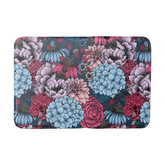 Gartenfloralen Badematte (Vorderseite)
