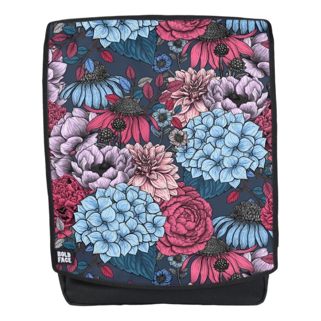Gartenfloralen Rucksack (Vorderseite)