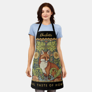 Gartenfox-Schürze, Morris Art / Vintage Blumen Schürze