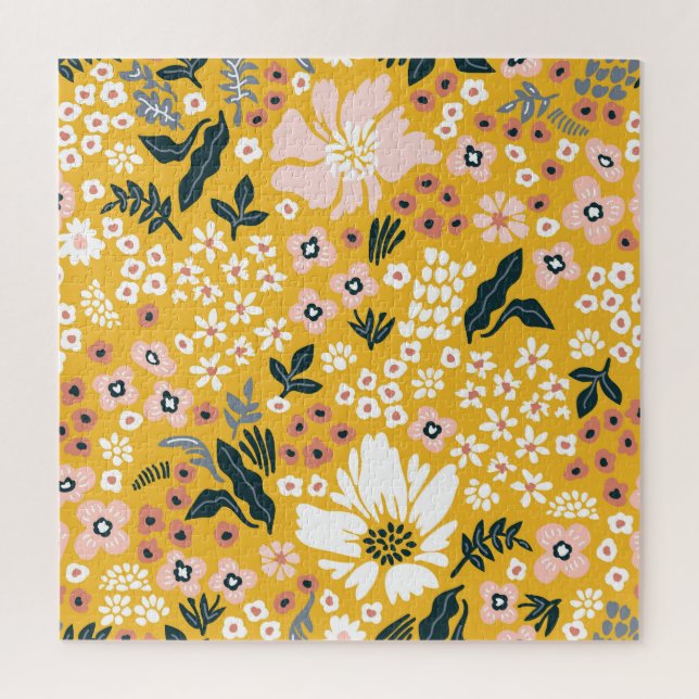 Gartengarten Blume: Gelber Vintager Charme. (Vertikal)