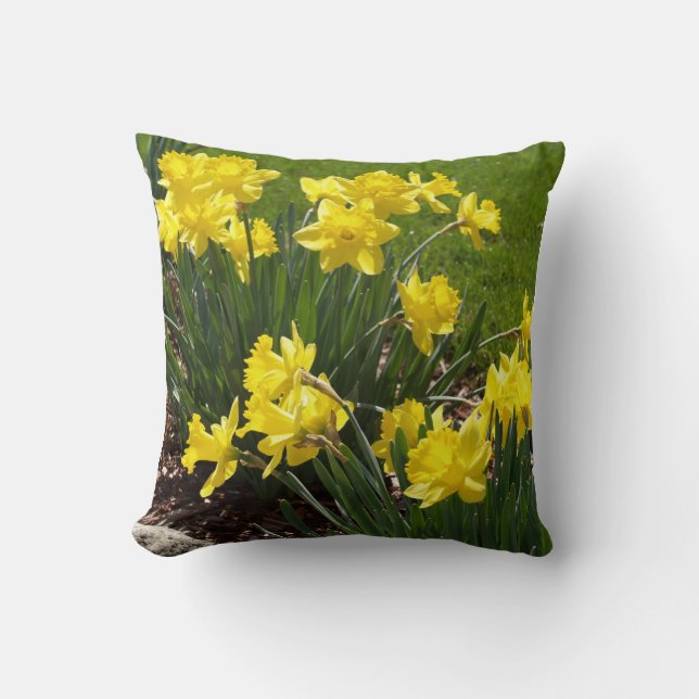 Gartengarten Blume Kissen (Vorderseite)