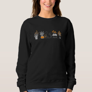 Gartengarten Funny Gardener Cat Wassersport Pflanz Sweatshirt