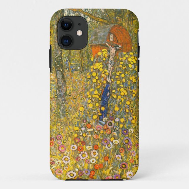 Gartengarten Gustav Klimt mit Crucifix Case-Mate iPhone Hülle (Rückseite)