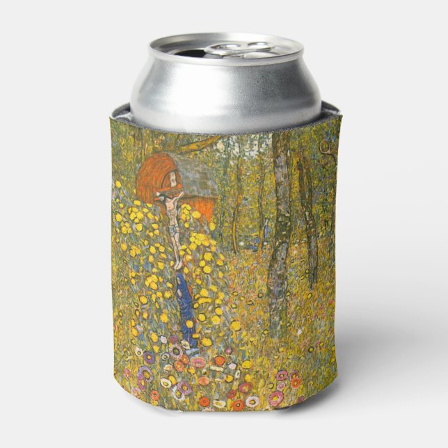 Gartengarten Gustav Klimt mit Crucifix Dosenkühler (Kanne Vorderseite)
