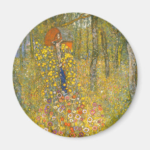 Gartengarten Gustav Klimt mit Crucifix Magnet