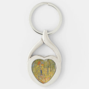 Gartengarten Gustav Klimt mit Crucifix Schlüsselanhänger