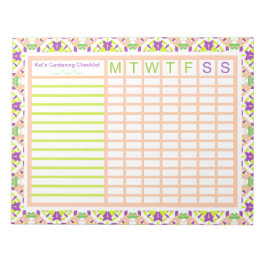 Gartengartenbauplaner Notizblock