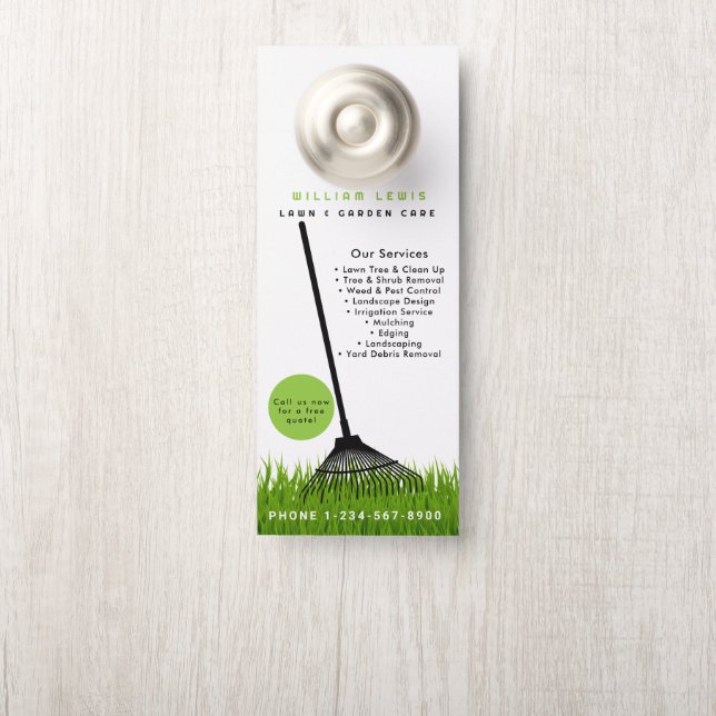 Gartengartenpflege Landschaften Landschaft Moderne Türanhänger (Auf Knauf)