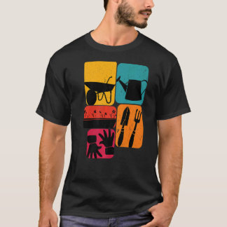 Gartengärtnerin Retro T-Shirt