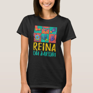 Gartengeräte Dame Mädchen Gärtnerin Landwirtschaft T-Shirt