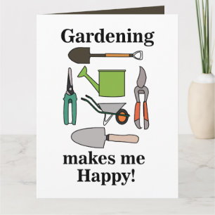 Gartengeräte Gartenarbeit Karte