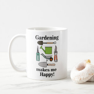 Gartengeräte Gärtnern Kaffeetasse