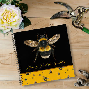 Gartengeschenk Füttere die Bienen Benutzerdefinier Notizbuch