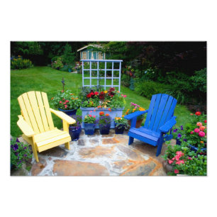 Gartengestaltungen in unserem Garten Sammamish, 4 Fotodruck