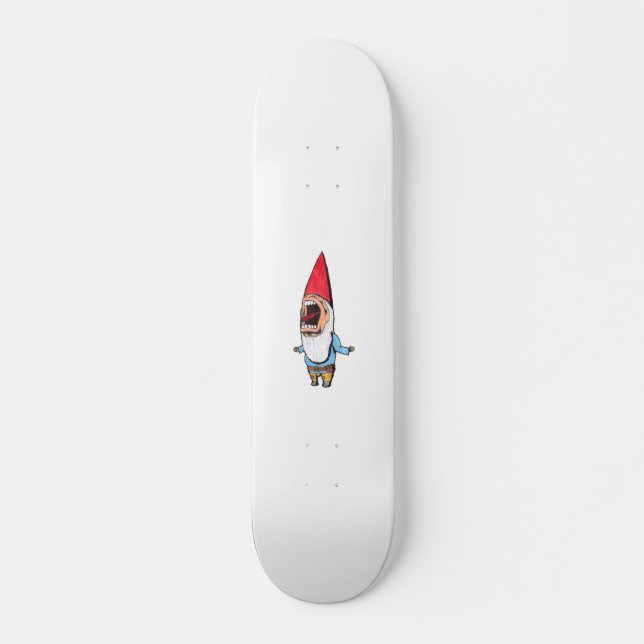 GartenGnome glatt (keine Schattierung) Skateboard (Vorne)