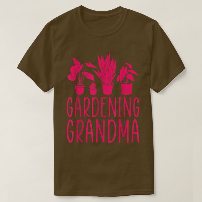 Gartengrandma Shirt Blumengarten Grandma (Design vorne)